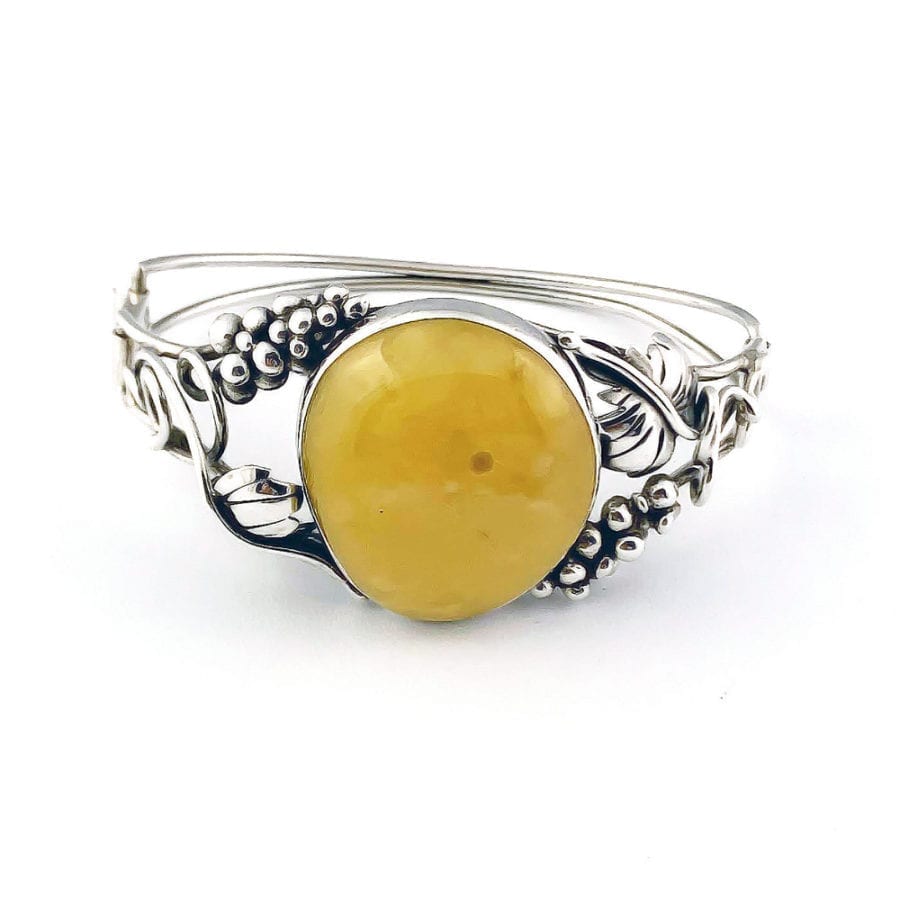 butterscotch amber handmade bracelet