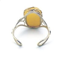 Butterscotch Amber Vermeil Bangle Bracelet