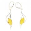Marquise Shape Butterscotch amber Dangling Earrings