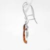 Cognac Amber Dangling Earrings Set In Sterling Silver - Image 3
