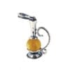 Butterscotch Amber Set In Sterling Silver Antique Lantern Pendant - Image 2