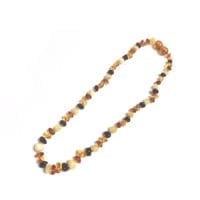 Baby Teething Necklace – Multi-color Amber Beads