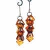 22-piece Cognac Amber Dangling Earrings - Image 2