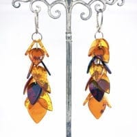 30-piece Multi-color Amber Dangling Earrings