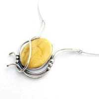One Of A Kind Butterscotch Amber Necklace