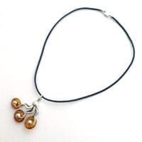 One Of A Kind Cognac Amber Necklace