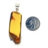 Hand-Crafted Citrine Amber Set In Sterling Silver Pendant - Image 3
