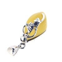 Hand-Crafted Butterscotch Amber Set In Sterling Silver Pendant