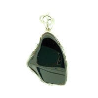 Hand-Crafted Cherry Amber Set In Sterling Silver Pendant