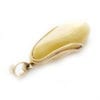 Hand-crafted Natural Butterscotch Amber Set In Vermeil Pendant - Image 3