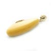 Hand-crafted Natural Butterscotch Amber Set In Vermeil Pendant - Image 3