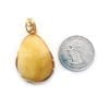 Hand-crafted Natural Butterscotch Amber Set In Vermeil Pendant - Image 5