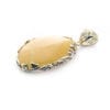 Hand-crafted Natural Butterscotch Amber Set In Vermeil Pendant - Image 2